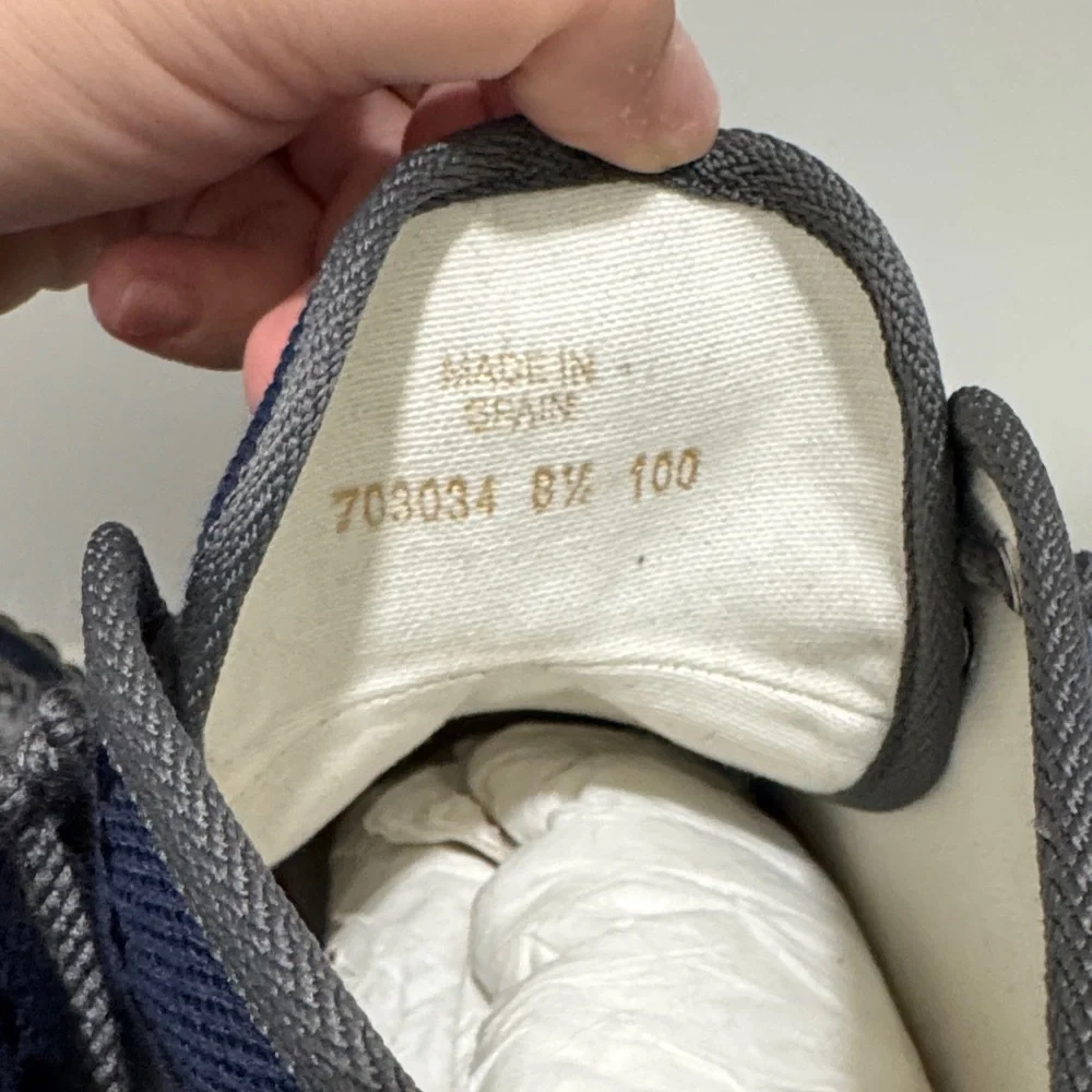 Gucci Men's Dark Blue High-Top Sneakers - Picture 5 of 5